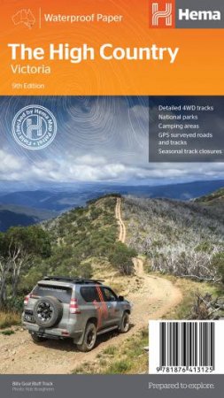 Hema Waterproof Map: High Country Victoria, 9th Ed. by Various