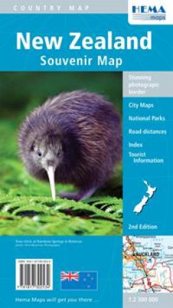 New Zealand Souvenir Map Hema by Various