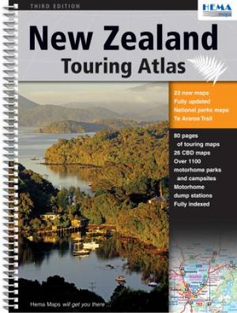 New Zealand Touring Atlas Spiral Hema by Various