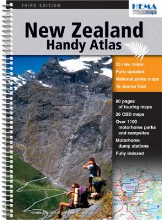 New Zealand Handy Atlas Spiral Hema by Various