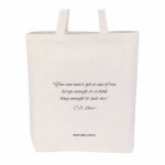 Canvas Quote Tote C S Lewis