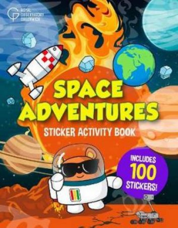 Space Adventures Sticker Activity Book by Royal Observatory Greenwich