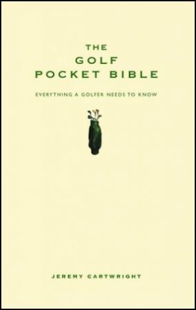 Golf Pocket Bible H/C by Jeremy Cartwright