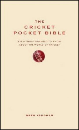 Cricket Pocket Bible by Greg Vaughan