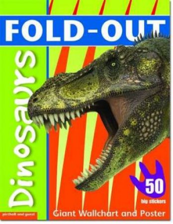 Fold-Out Poster Sticker Book: Dinosaurs by ZWEMMER DOMINIC