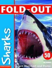 FoldOut Poster Sticker Book Sharks