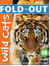 FoldOut Poster Sticker Book Wild Cats