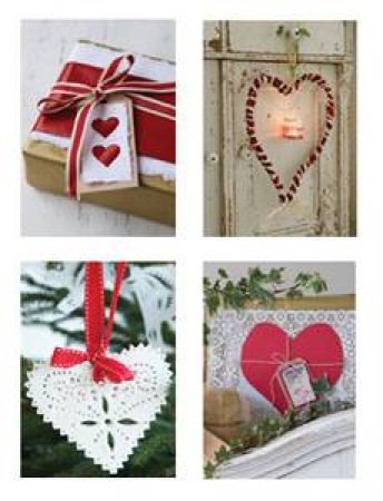 Christmas Hearts Classic Notecards by None