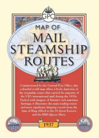 Mail Steamship Routes by MacDonald Gill