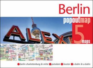 Berlin Popout Map by PopOut Maps