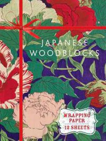 Japanese Woodblock Prints: 12 Wrapping Paper Sheets by Various