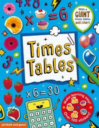 Times Tables Sticker Book by Chez Picthall