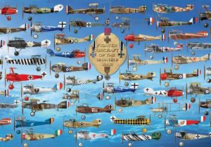 Fighter Aircraft of the 1914-1918 War Jigsaw (1000-piece) by HARRY DEMPSEY