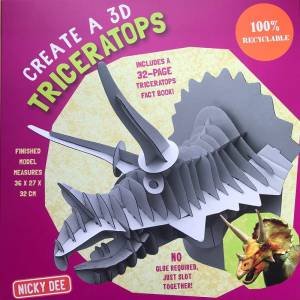 Create A 3D Triceratops by Nicky Dee & Robert Tainsh