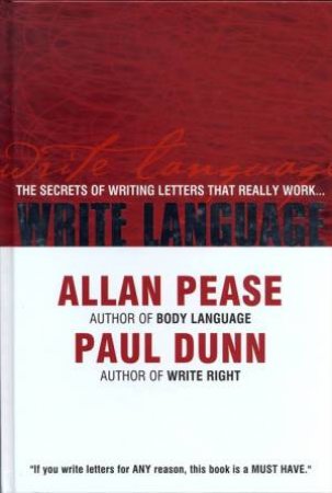 Write Language by Allan Pease & Paul Dunne