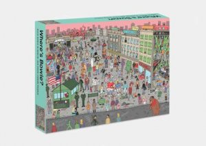 Where's Bowie?: David Bowie In 70s Berlin: 500 Piece Jigsaw Puzzle by Kev Gahan