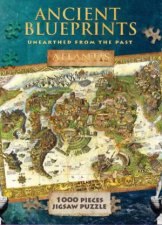 Ancient Blueprints 1000 Piece Jigsaw Atlantis