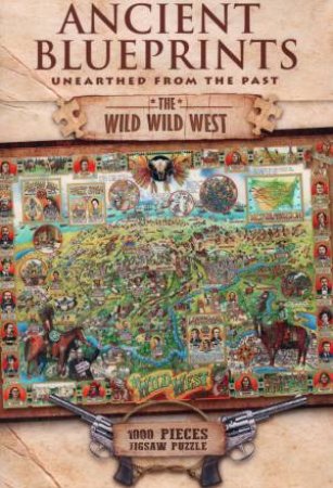 Ancient Blueprints 1000 Piece Jigsaw: The Wild Wild West by Various