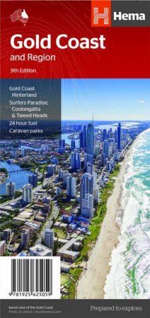 Hema City Map: Gold Coast & Region Map, 9th Ed. by Various