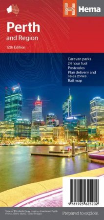 Hema City Map: Perth & Region 12th Ed by Various