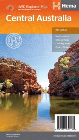 Central Australia Map by Various