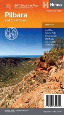 Pilbara & Coral Coast Map 9th Edition by Various