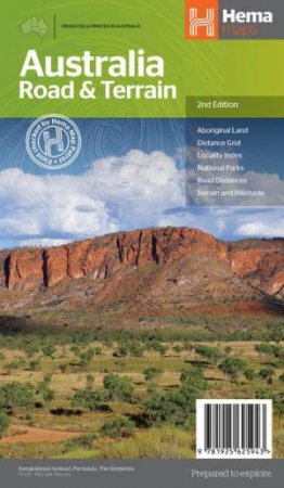 Australia Road & Terrain Map 2nd Ed by Various