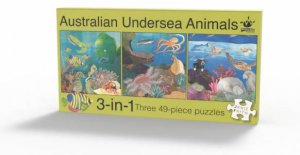 Australian Undersea Animals 3-In-1 Jigsaw by Judith Barker