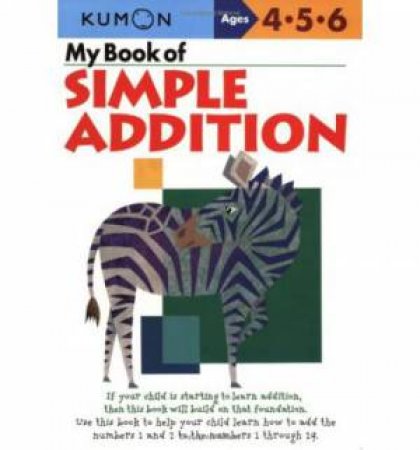 My Book Of Simple Addition by Various