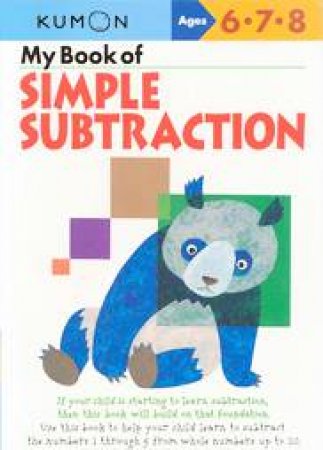 My Book Of Simple Subtraction by Various