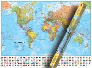 World Map Boxed Maps International by Various