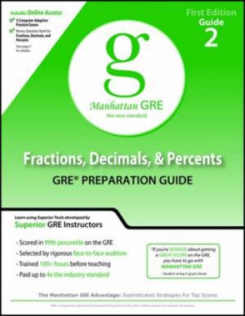 Fractions, Decimals, & Percents GRE Preparation Guide by Manhattan GMAT Prep 