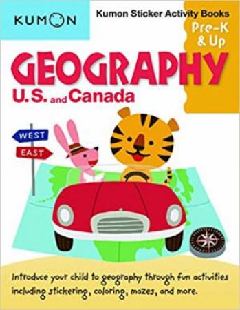 Geography Sticker Activity Book: US And Canada by Various