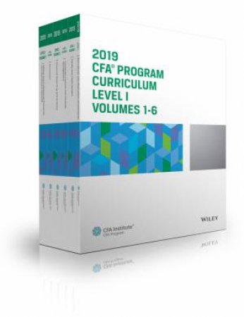 Cfa Program Curriculum 2019 Level I Volumes 1-6 Box Set by Cfa Institute