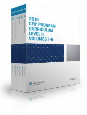 Cfa Program Curriculum 2019 Level II Volumes 1-6 Box Set by Cfa Institute