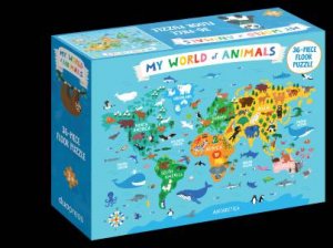 My World Of Animals 36-Piece Floor Puzzle by Nastja Holtfreter