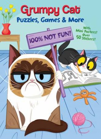 Grumpy Cat Puzzles, Games & More (Grumpy Cat) by Rachel Chlebowski