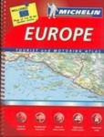 Michelin A4 Spiral Motoring Atlas: Europe 2005 by Unknown