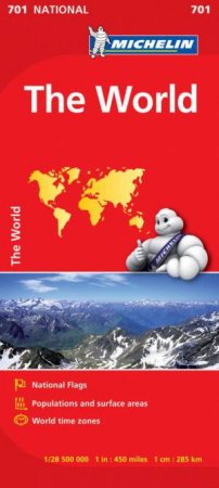 Michelin Map World 701 (folded) by Various