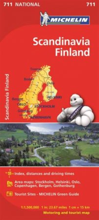 Michelin Map: Scandinavia And Finland by Various