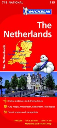 Michelin Map: Netherlands: Map 715 by Various