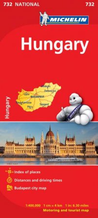 Michelin Map: Hungary 732 by Michelin