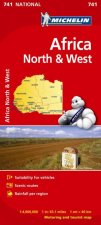 Michelin Map Africa North  West Map 741