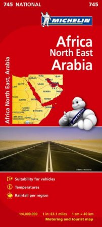 Michelin Map Africa North East, Map  745 by Various 