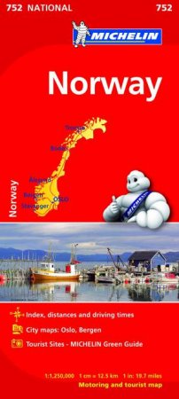 Norway Map by Michelin