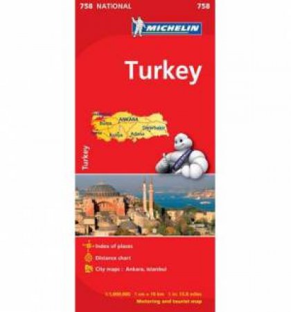 Michelin Map: Turkey 758 by Michelin