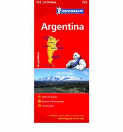 Michelin Map: Argentina 762 by Michelin