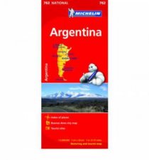 Michelin Map Argentina 762