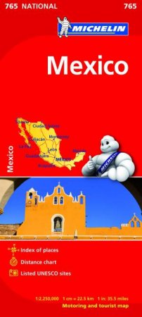 Michelin Map: Mexico: Map 765 by Various