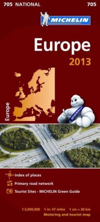 Michelin Map Europe 2013 by Various